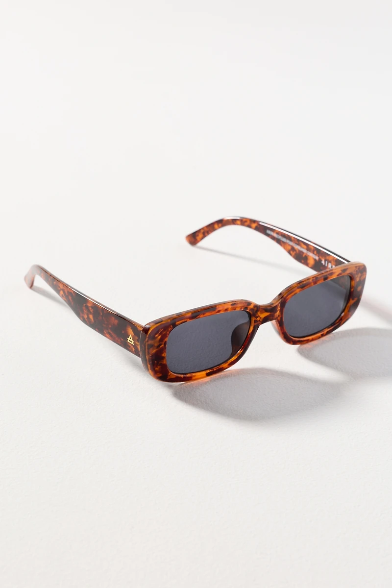 AIRE Ceres Slim Rectangle Sunglasses
