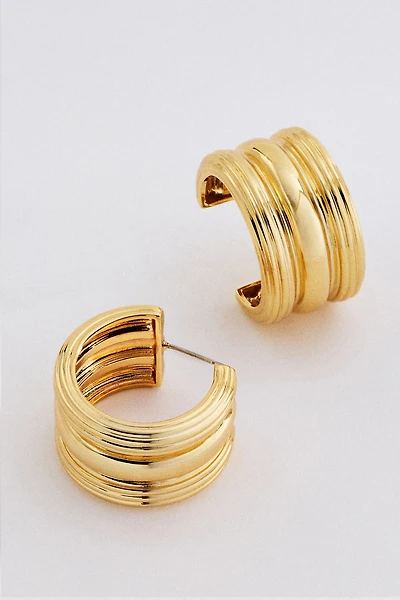 Luv AJ Canyon Hoop Earrings