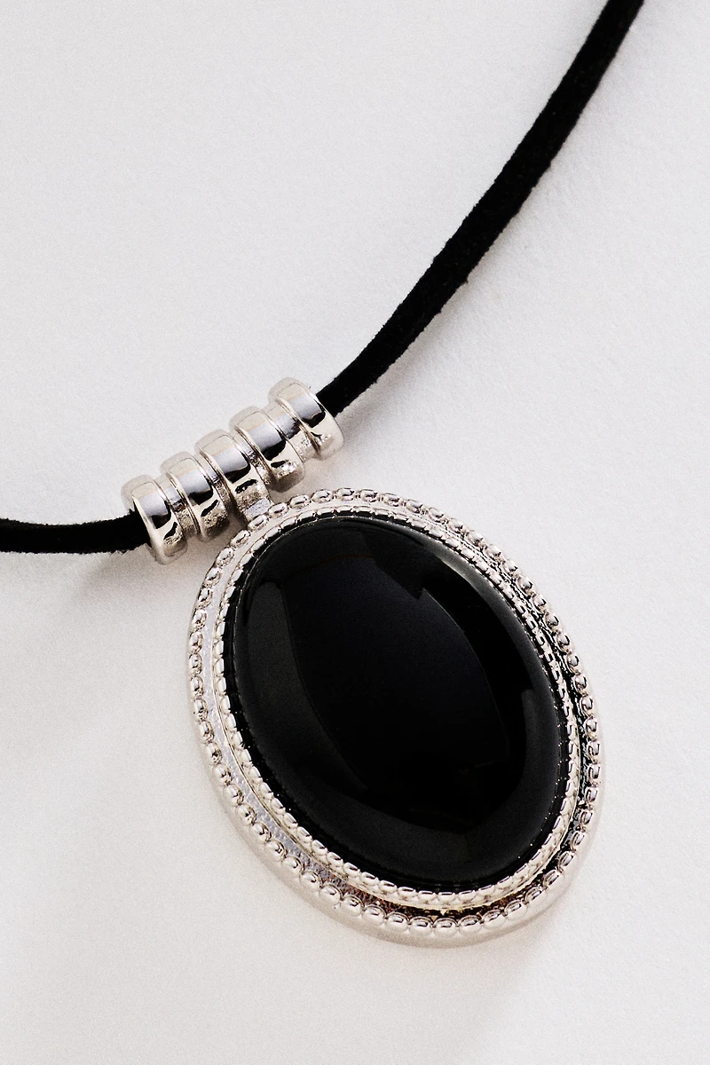 Luv AJ Midnight Mesa Cord Necklace