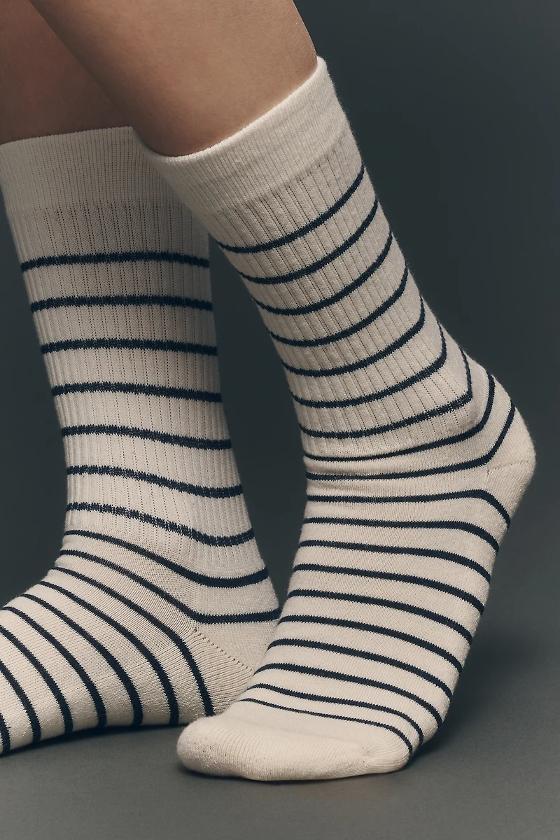 American Trench Striped Crew Socks