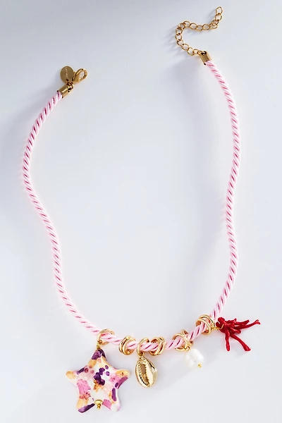 CASHFANA Estrella Rosa Necklace