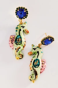 CASHFANA Caballito Seahorse Earrings