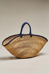 Raffia Straw Basket Bag