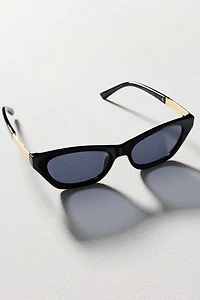 By Anthropologie Slim Cat-Eye Sunglasses