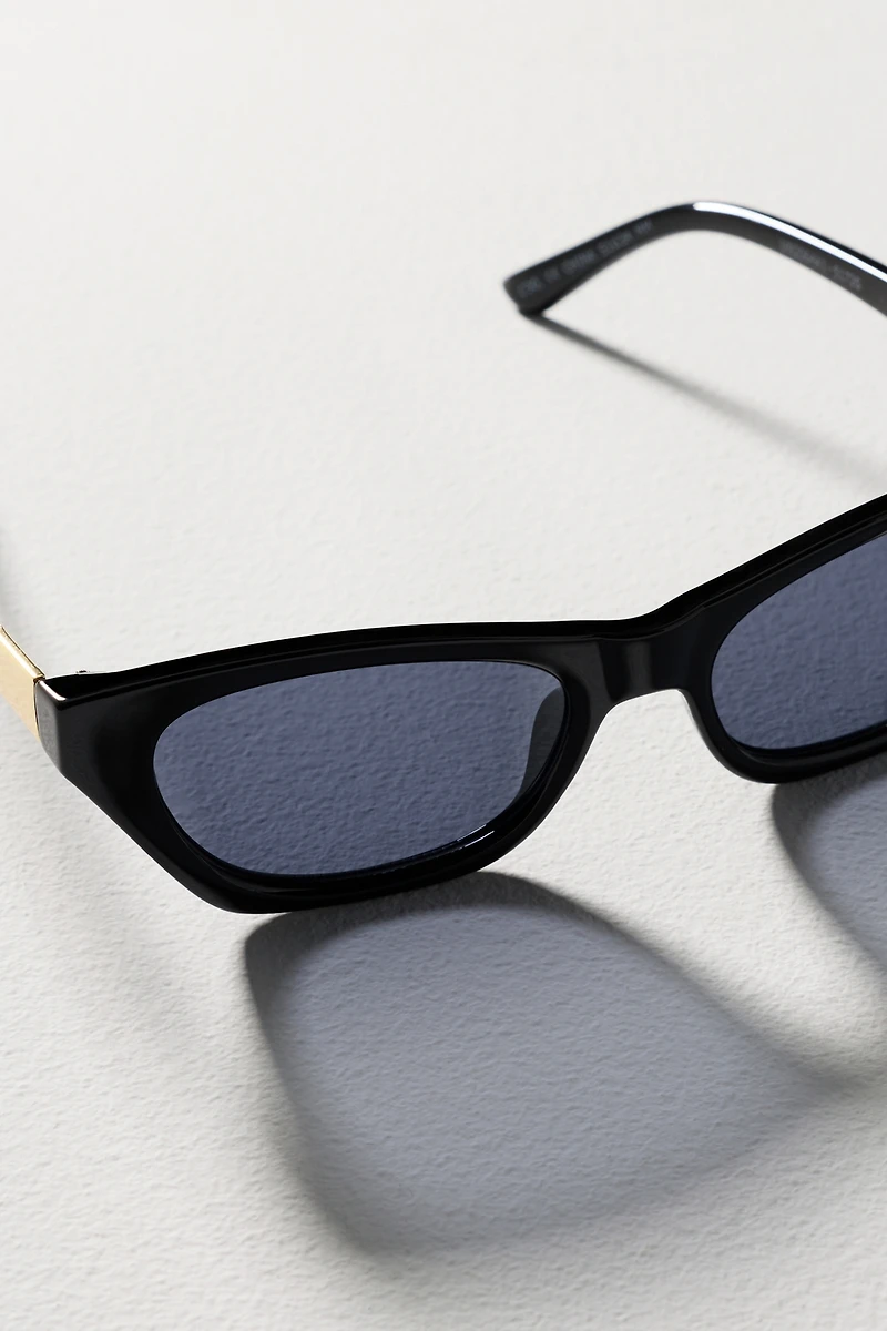 By Anthropologie Slim Cat-Eye Sunglasses