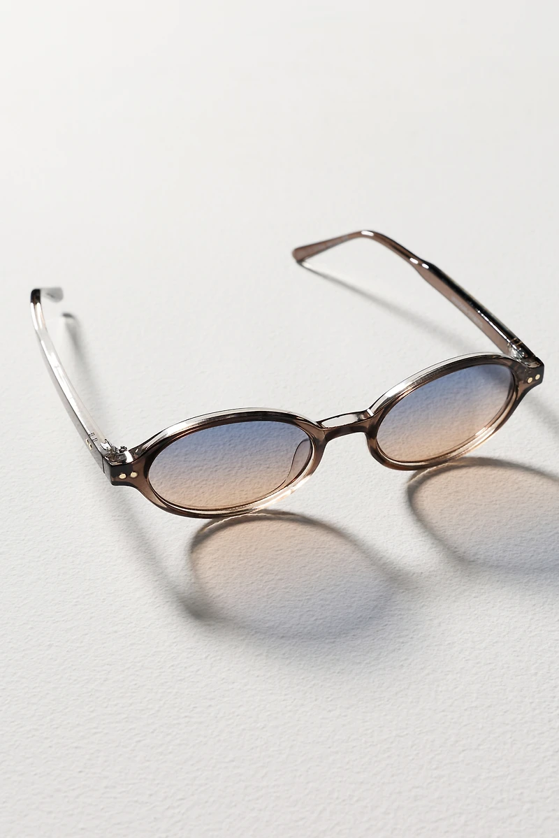 Slim Oval Sunglasses