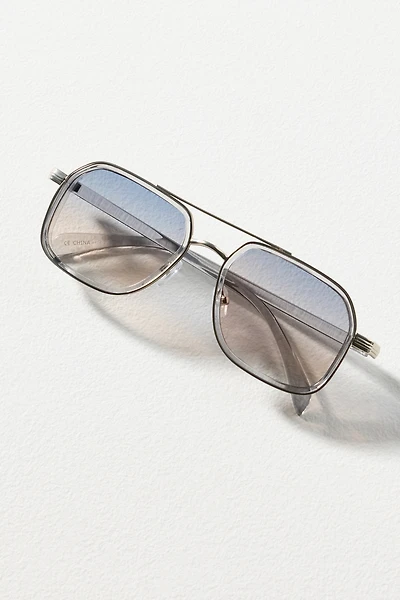 Elite Eyewear Round Metal Aviator Sunglasses