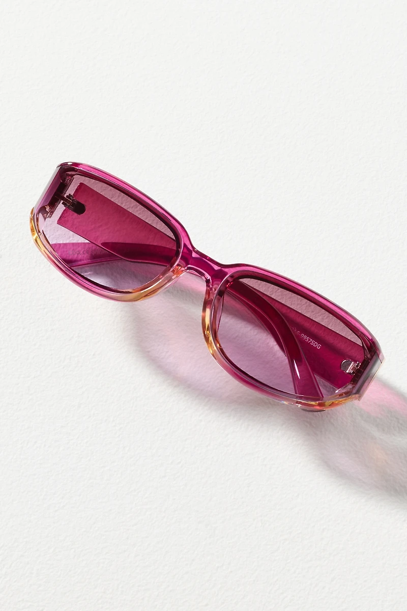Eyeking Ombre Rectangle Sunglasses