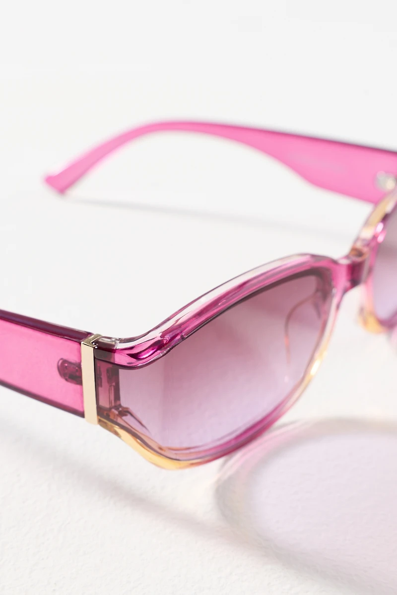 Eyeking Ombre Rectangle Sunglasses