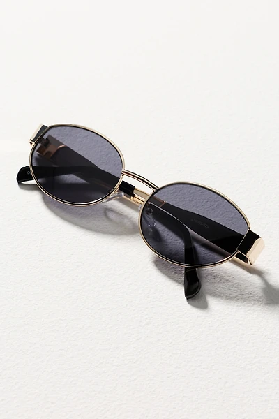 Eyeking Oval Metal Sunglasses