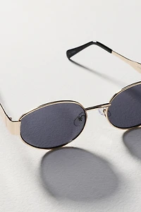 Eyeking Oval Metal Sunglasses