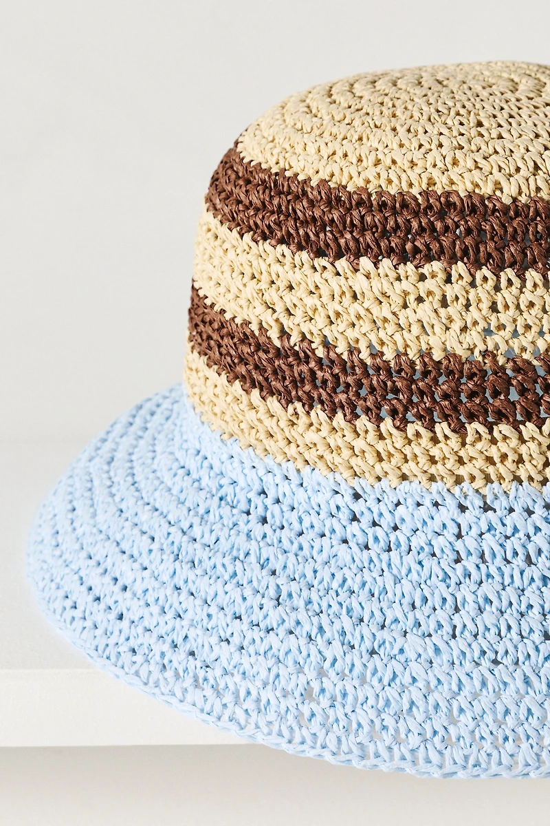 Straw Bucket Hat