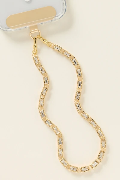 By Anthropologie Crystal Phone Chain