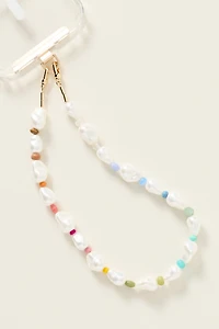 By Anthropologie Pearl Rainbow Phone Chain
