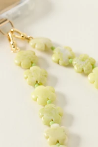 By Anthropologie Floral Stone Phone Chain