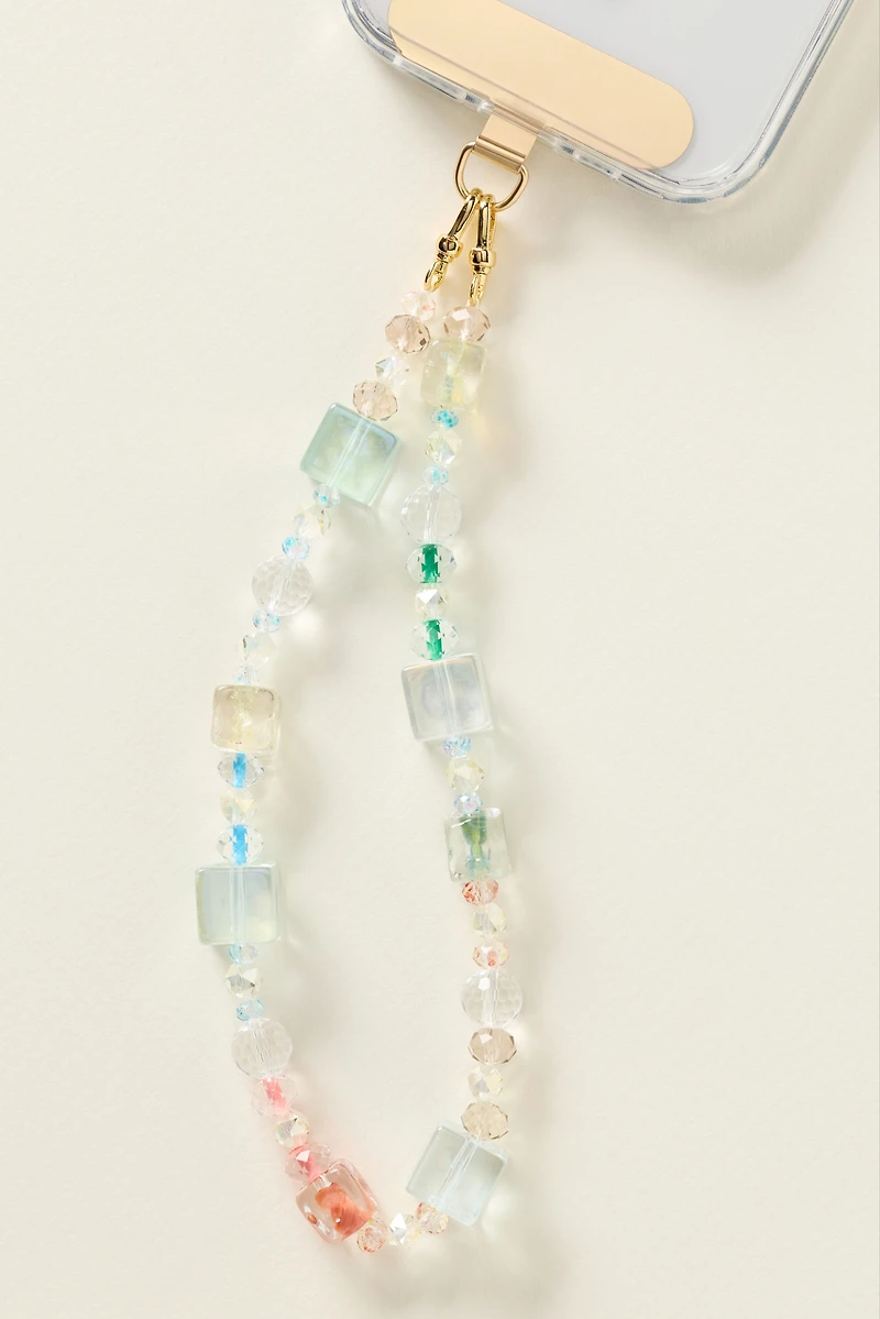 By Anthropologie Colorful Prism Phone Chain