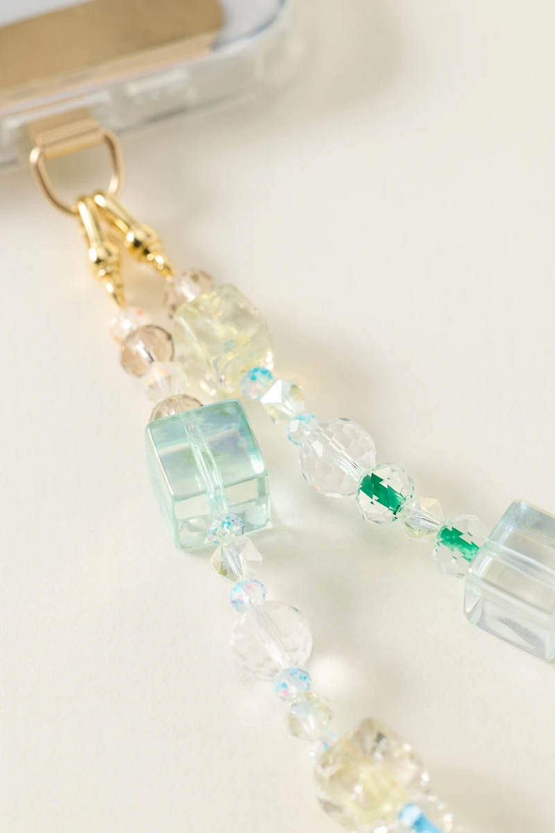 By Anthropologie Colorful Prism Phone Chain