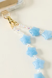 By Anthropologie Falling Stars Beaded Phone Chain