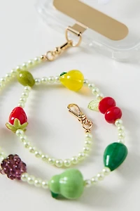 By Anthropologie Fruit Beaded Phone Chain