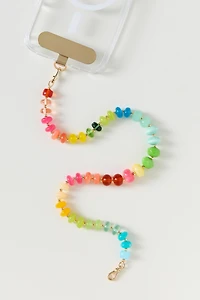 By Anthropologie Colorful Beaded Phone Chain