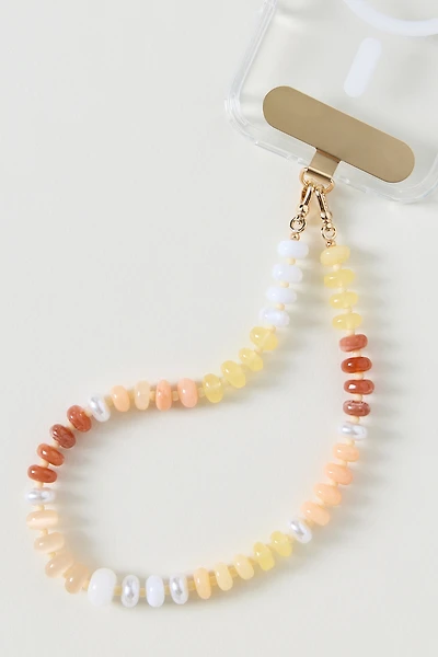 Rainbow Beaded Phone Chain