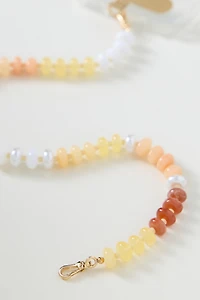 Rainbow Beaded Phone Chain