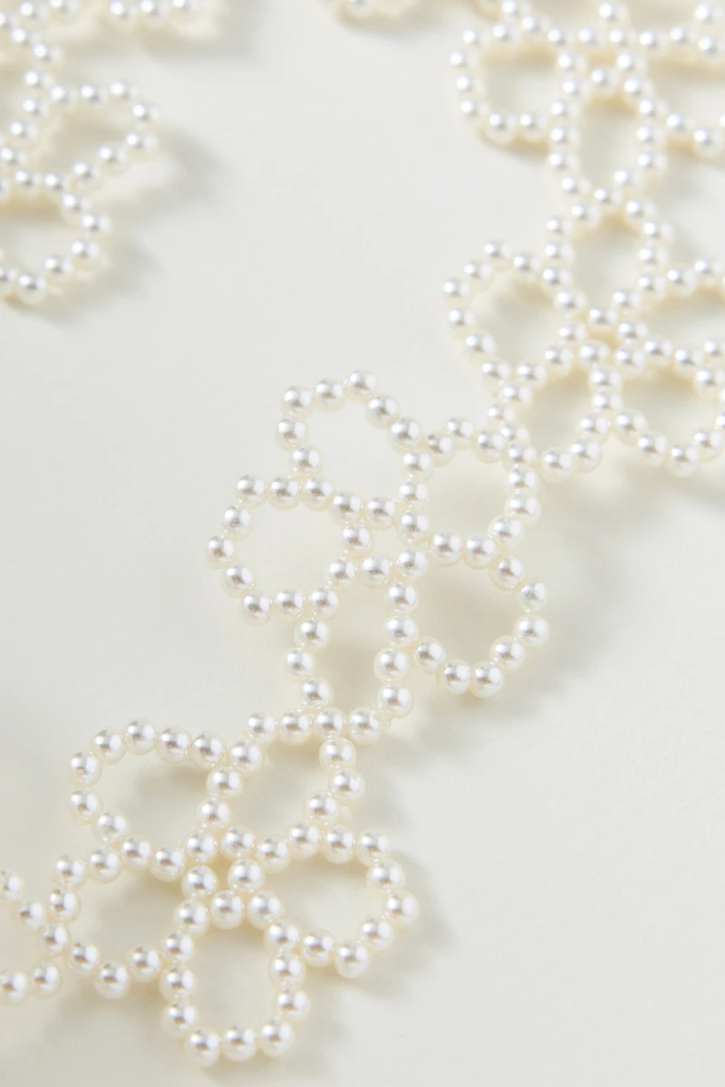 By Anthropologie Pearl Petals Phone Charm