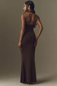 ELLIATT Simone Cowl Neck Maxi Dress
