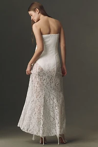 Mare Lace Pickup Bodysuit Maxi Dress