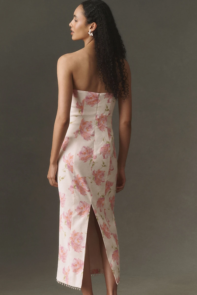 BHLDN Deco Column Midi Dress