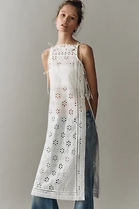 Love Wednesday Cotton Eyelet Flyaway Tunic