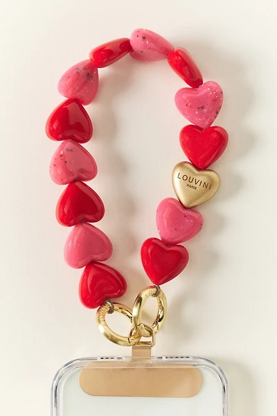 Louvini Paris Petit Cuore Heart Phone Chain