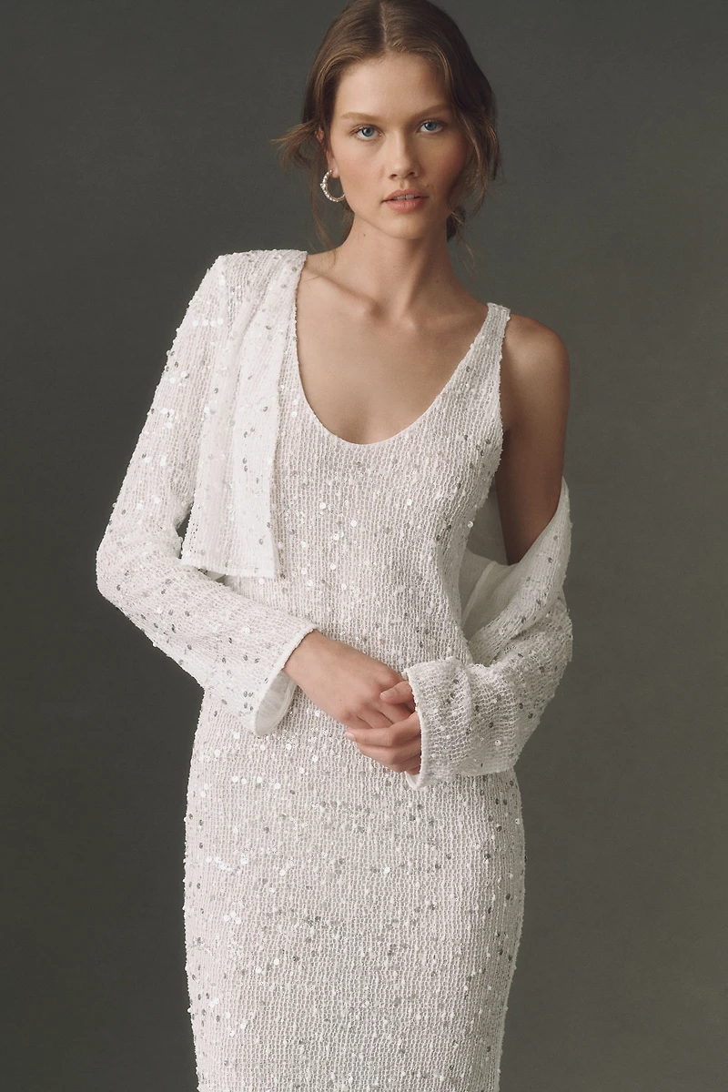 Mare Sequined Shrug and Maxi Dress Set
