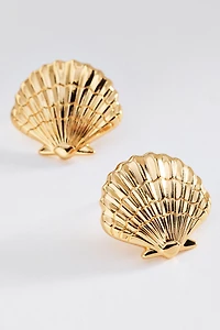 BaubleBar Marina Gold Seashell Earrings