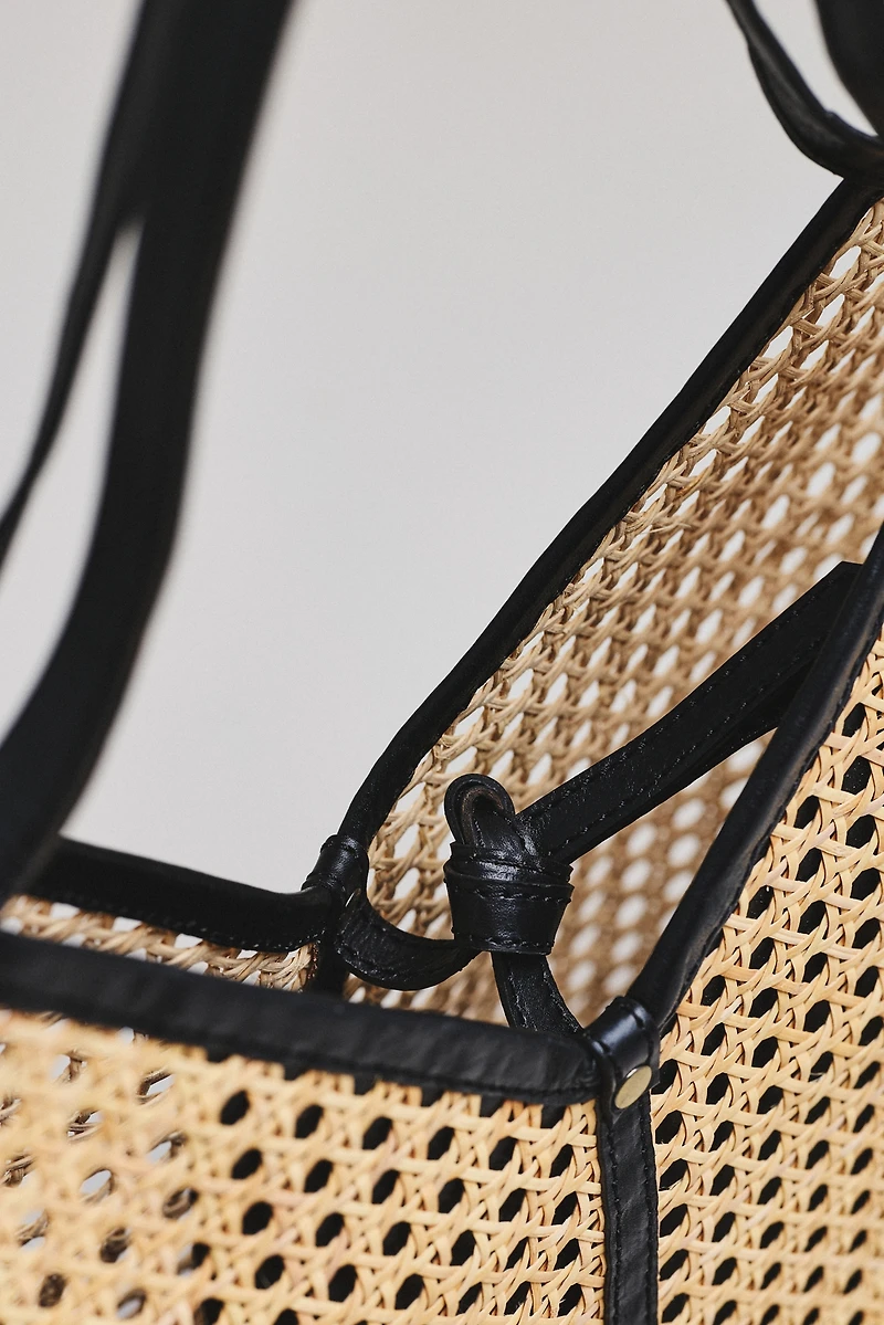 Jelavu Ophelia Handwoven Cane Tote Bag