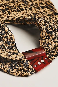 LSPACE Faye Raffia Shoulder Bag