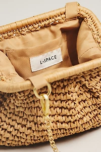 L Space Harmony Raffia Clutch