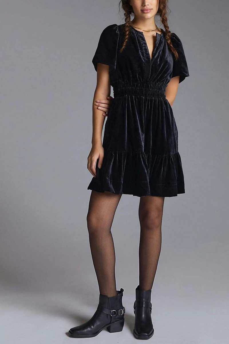 Somerset Velvet Mini Dress