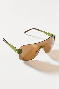 Eleventh Hour Frameless Mask Shield Sunglasses