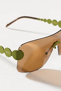 Eleventh Hour Frameless Mask Shield Sunglasses