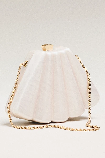 Lulla Collection Pearlized Shell Hand Bag