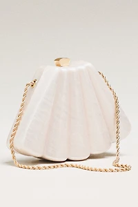 Lulla Collection Pearlized Shell Hand Bag