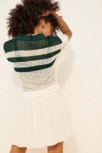 En Saison Collegiate Sweater Mini Dress