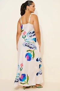 Yumi Kimura Printed Maxi Slip Dress