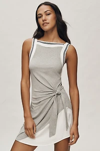 Daily Practice by Anthropologie Overload Tie-Waist Mini Dress