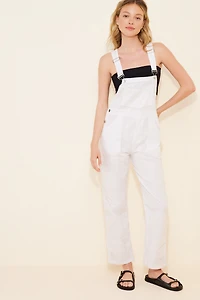 WeWoreWhat Cotton Eyelet Overalls
