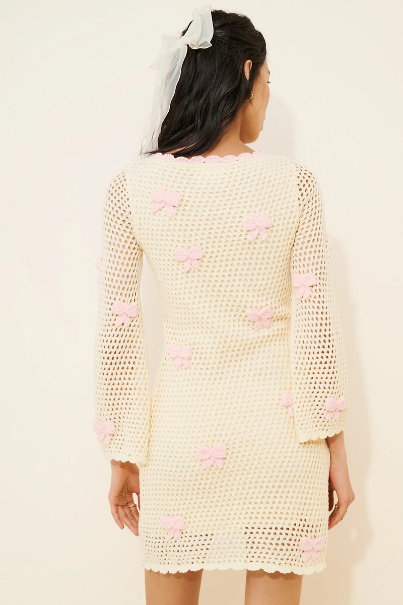 Callahan Flor Bow Mini Dress