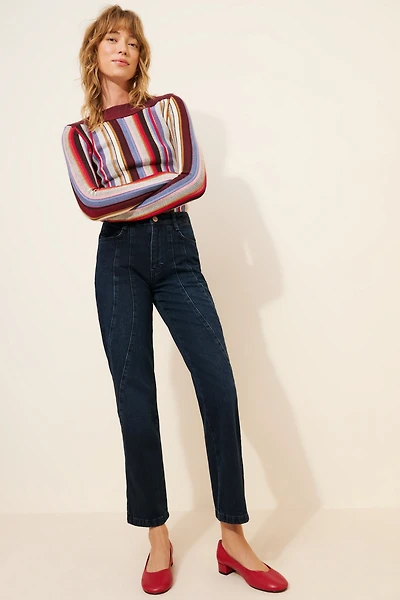 Damson Madder Harry Wavy Seam Jeans