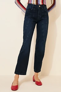Damson Madder Harry Wavy Seam Jeans