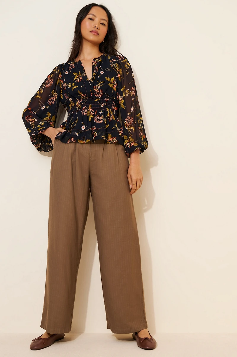 The Somerset Long-Sleeve Blouse